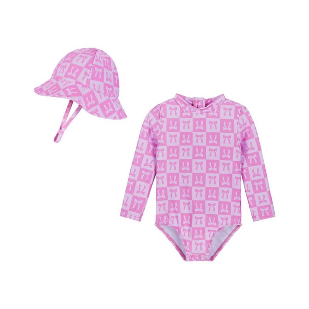 Andy & Evan Pink Bow Rashguard